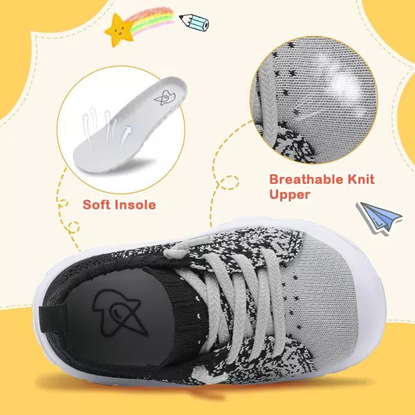 LeIsfIt Toddler Shoes Boys Girls Barefoot Shoes Kids Breathable Sneakers Tennis Shoes Slip on Shoes