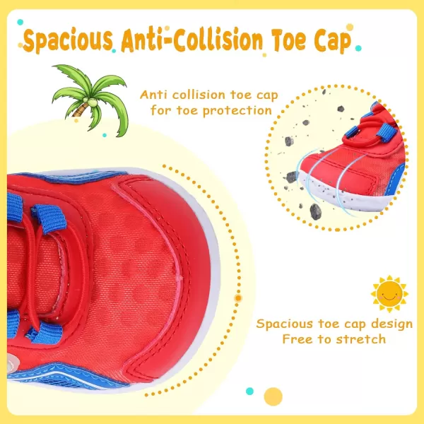 LeIsfIt Toddler Shoes Boys Girls Sneakers Kids Barefoot Walking Shoes Lightweight Mesh Tennis Shoes