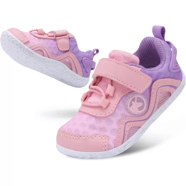 LeIsfIt Toddler Shoes Boys Girls Sneakers Kids Barefoot Walking Shoes Lightweight Mesh Tennis Shoes
