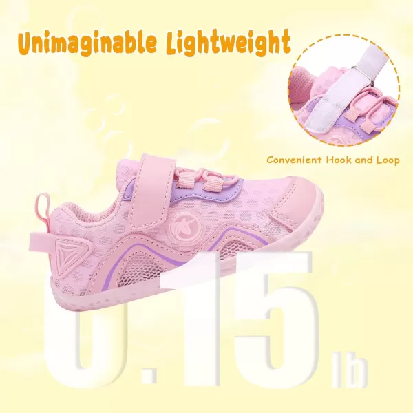 LeIsfIt Toddler Shoes Boys Girls Sneakers Kids Barefoot Walking Shoes Lightweight Mesh Tennis Shoes