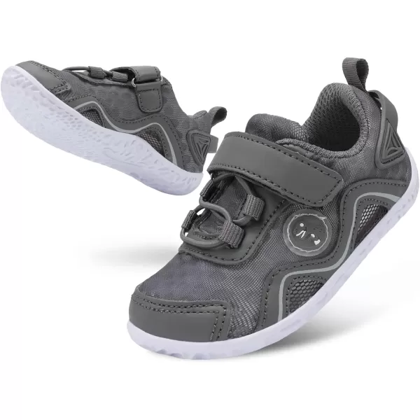 LeIsfIt Toddler Shoes Boys Girls Sneakers Kids Barefoot Walking Shoes Lightweight Mesh Tennis Shoes