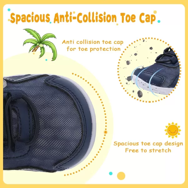 LeIsfIt Toddler Shoes Boys Girls Sneakers Kids Barefoot Walking Shoes Lightweight Mesh Tennis Shoes
