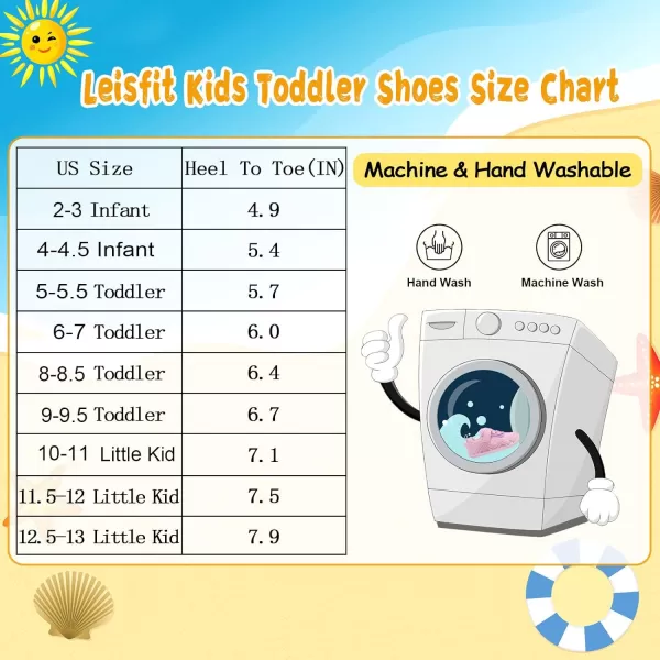 LeIsfIt Toddler Shoes Boys Girls Sneakers Kids Barefoot Walking Shoes Lightweight Mesh Tennis Shoes