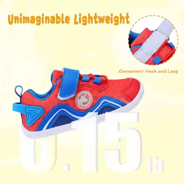 LeIsfIt Toddler Shoes Boys Girls Sneakers Kids Barefoot Walking Shoes Lightweight Mesh Tennis Shoes