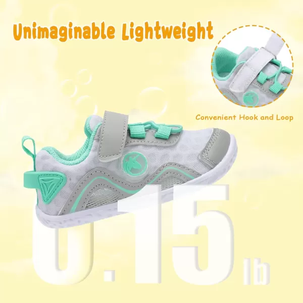 LeIsfIt Toddler Shoes Boys Girls Sneakers Kids Barefoot Walking Shoes Lightweight Mesh Tennis Shoes