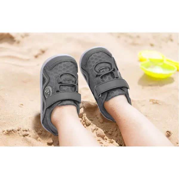 LeIsfIt Toddler Shoes Boys Girls Sneakers Kids Barefoot Walking Shoes Lightweight Mesh Tennis Shoes