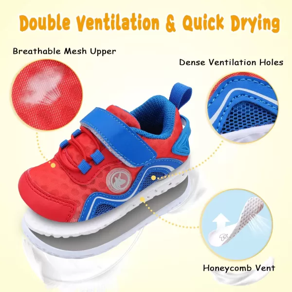 LeIsfIt Toddler Shoes Boys Girls Sneakers Kids Barefoot Walking Shoes Lightweight Mesh Tennis Shoes