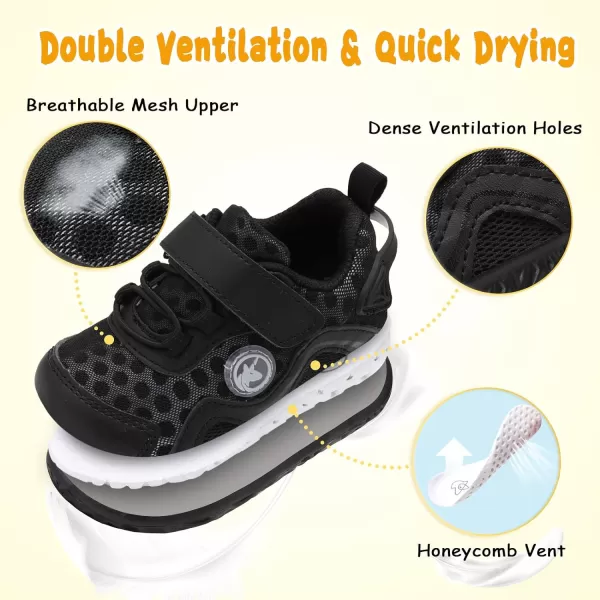 LeIsfIt Toddler Shoes Boys Girls Sneakers Kids Barefoot Walking Shoes Lightweight Mesh Tennis Shoes