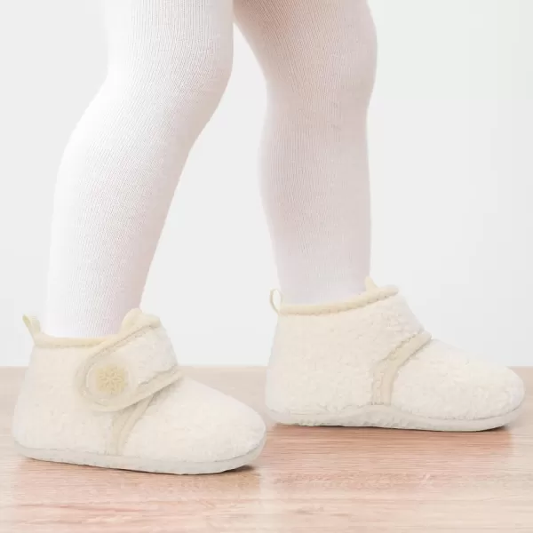 LeIsfIt Toddler Slippers Boys Girls House Slippers Kids Winter Boots Warm Lightweight House Shoes with Non-Slip Sole