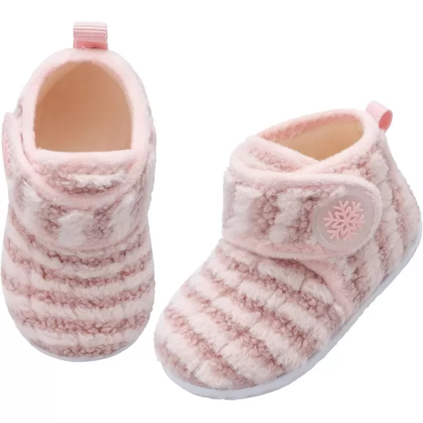 LeIsfIt Toddler Slippers Boys Girls House Slippers Kids Winter Boots Warm Lightweight House Shoes with Non-Slip Sole