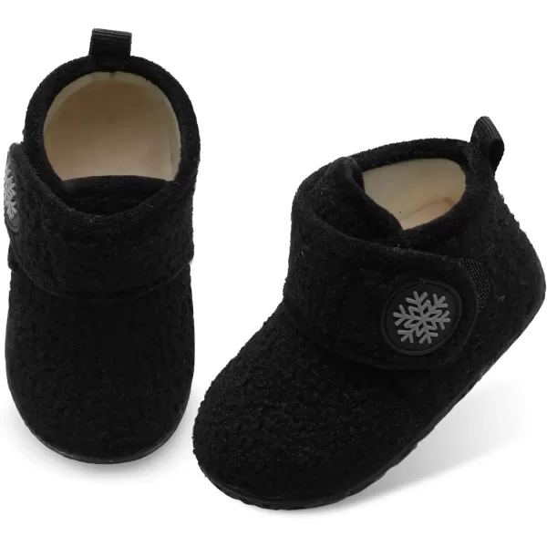 LeIsfIt Toddler Slippers Boys Girls House Slippers Kids Winter Boots Warm Lightweight House Shoes with Non-Slip Sole