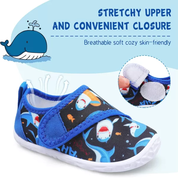 LeIsfIt Toddler Water Shoes Boys Girls Aqua Socks Kids Breathable Swim Shoes Non-Slip Barefoot Beach Shoes