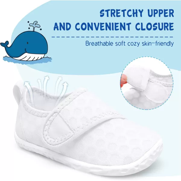 LeIsfIt Toddler Water Shoes Boys Girls Aqua Socks Kids Breathable Swim Shoes Non-Slip Barefoot Beach Shoes
