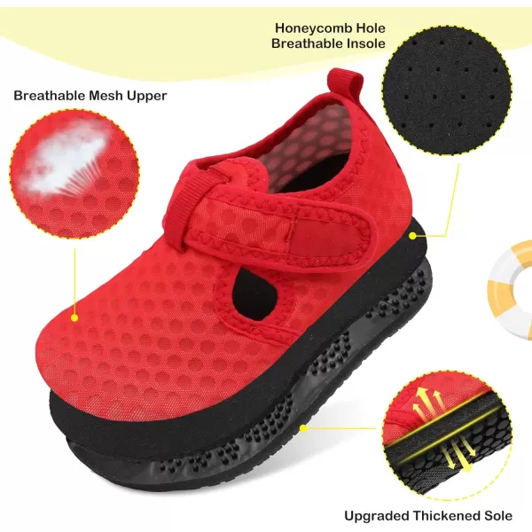 LeIsfIt Toddler Water Shoes Girls Boys Swim Beach Shoes Barefoot Aqua Socks Kids Non-Slip Water Socks