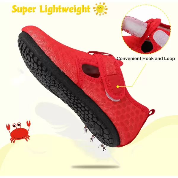 LeIsfIt Toddler Water Shoes Girls Boys Swim Beach Shoes Barefoot Aqua Socks Kids Non-Slip Water Socks