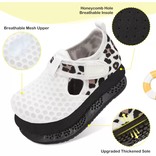 LeIsfIt Toddler Water Shoes Girls Boys Swim Beach Shoes Barefoot Aqua Socks Kids Non-Slip Water Socks