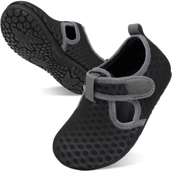 LeIsfIt Toddler Water Shoes Girls Boys Swim Beach Shoes Barefoot Aqua Socks Kids Non-Slip Water Socks
