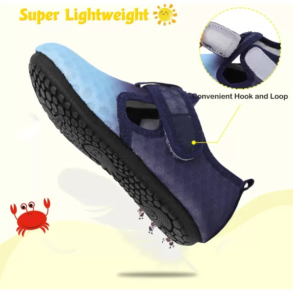 LeIsfIt Toddler Water Shoes Girls Boys Swim Beach Shoes Barefoot Aqua Socks Kids Non-Slip Water Socks
