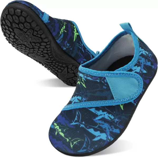 LeIsfIt Toddler Water Shoes Girls Boys Swim Beach Shoes Barefoot Aqua Socks Kids Non-Slip Water Socks