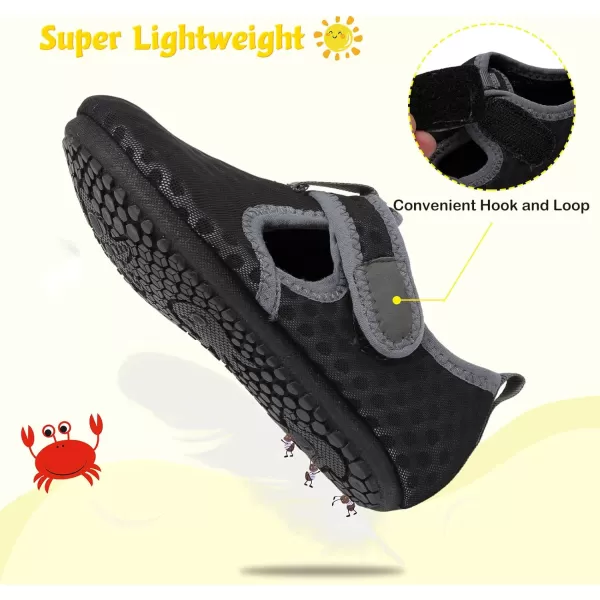 LeIsfIt Toddler Water Shoes Girls Boys Swim Beach Shoes Barefoot Aqua Socks Kids Non-Slip Water Socks