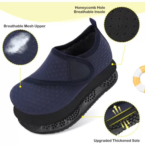 LeIsfIt Toddler Water Shoes Girls Boys Swim Beach Shoes Barefoot Aqua Socks Kids Non-Slip Water Socks