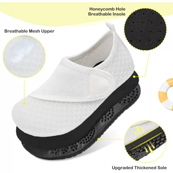 LeIsfIt Toddler Water Shoes Girls Boys Swim Beach Shoes Barefoot Aqua Socks Kids Non-Slip Water Socks