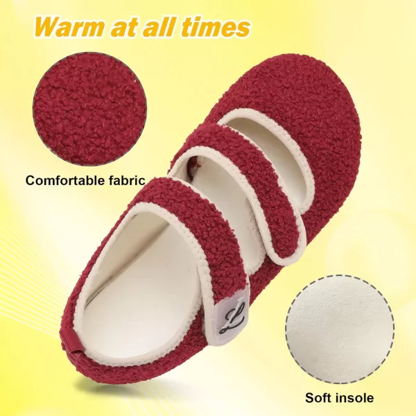 LeIsfIt Womens Mens Slippers Soft House Slippers Warm Fuzzy House Shoes Slipper Socks with Rubber Sole