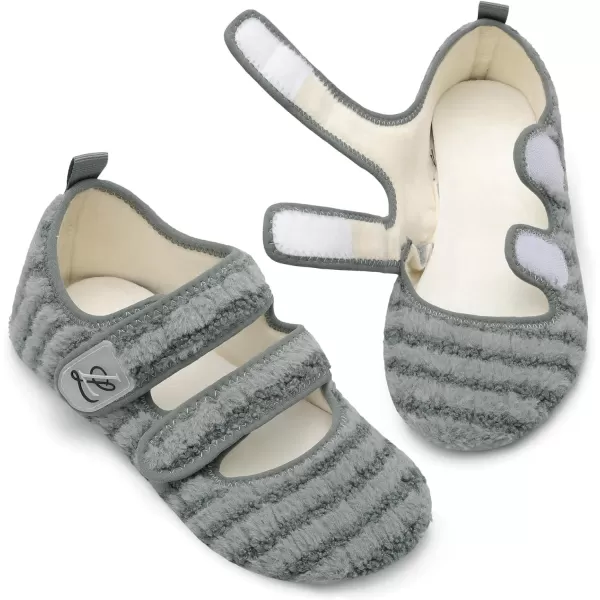 LeIsfIt Womens Mens Slippers Soft House Slippers Warm Fuzzy House Shoes Slipper Socks with Rubber Sole