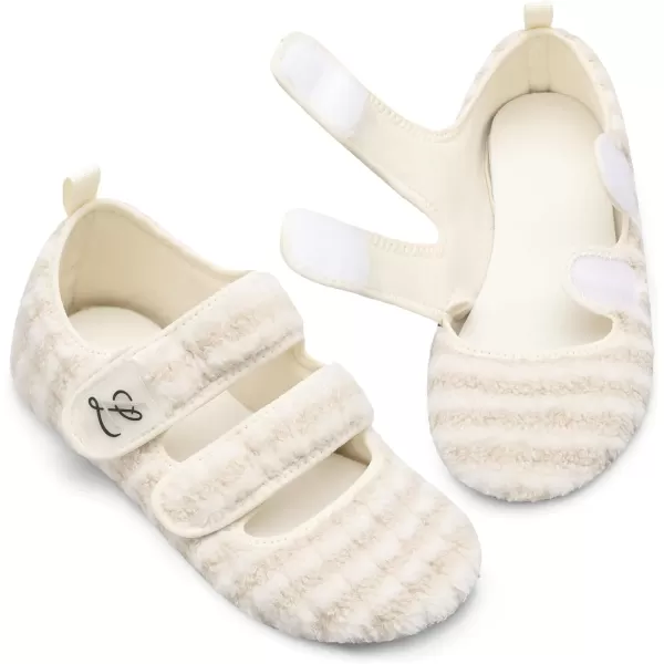 LeIsfIt Womens Mens Slippers Soft House Slippers Warm Fuzzy House Shoes Slipper Socks with Rubber Sole
