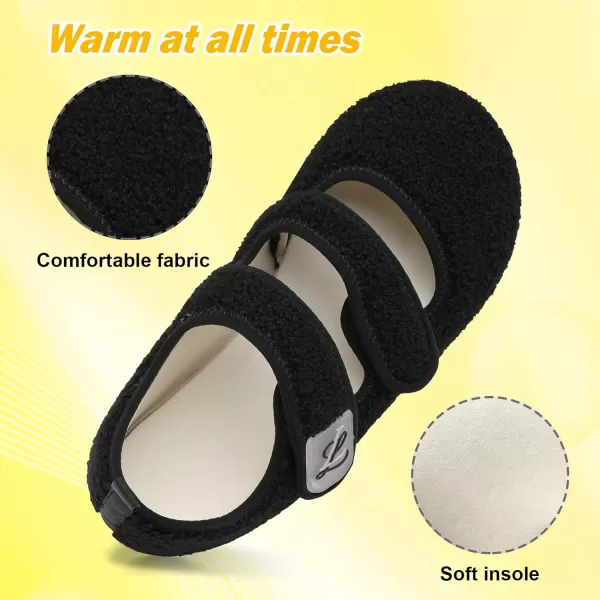 LeIsfIt Womens Mens Slippers Soft House Slippers Warm Fuzzy House Shoes Slipper Socks with Rubber Sole