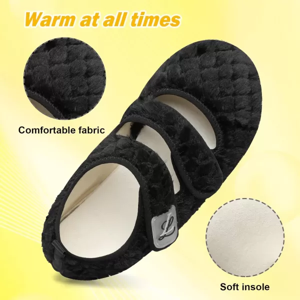LeIsfIt Womens Mens Slippers Soft House Slippers Warm Fuzzy House Shoes Slipper Socks with Rubber Sole