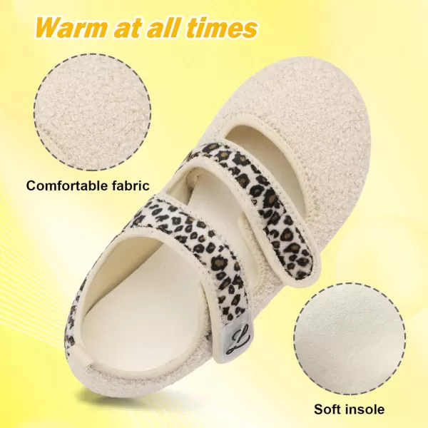 LeIsfIt Womens Mens Slippers Soft House Slippers Warm Fuzzy House Shoes Slipper Socks with Rubber Sole