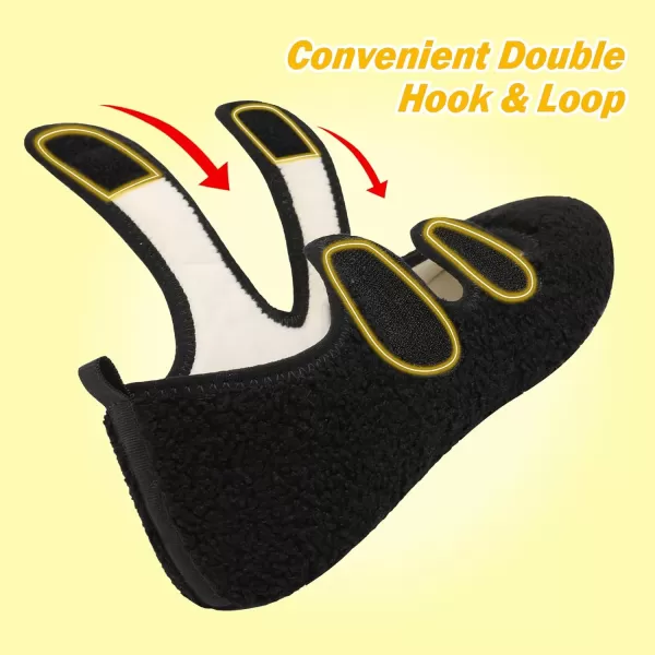 LeIsfIt Womens Mens Slippers Soft House Slippers Warm Fuzzy House Shoes Slipper Socks with Rubber Sole