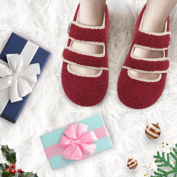 LeIsfIt Womens Mens Slippers Soft House Slippers Warm Fuzzy House Shoes Slipper Socks with Rubber Sole