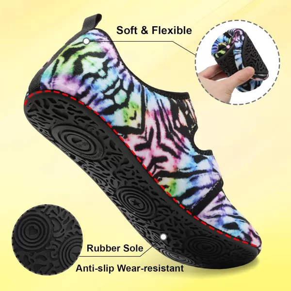 LeIsfIt Womens Mens Slippers Soft House Slippers Warm Fuzzy House Shoes Slipper Socks with Rubber Sole