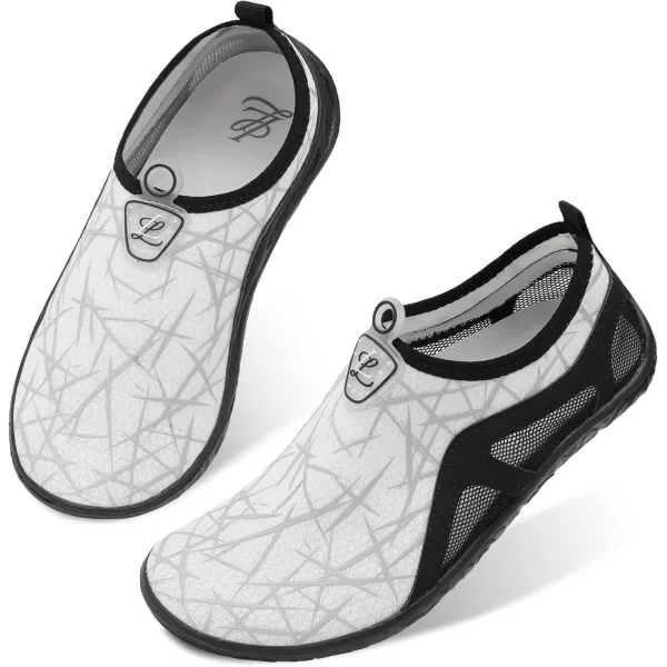 LeIsfIt Womens Mens Water Shoes Barefoot Quick-Dry Aqua Socks Slip-on Swim Beach Shoes for Surf Pool River Yoga