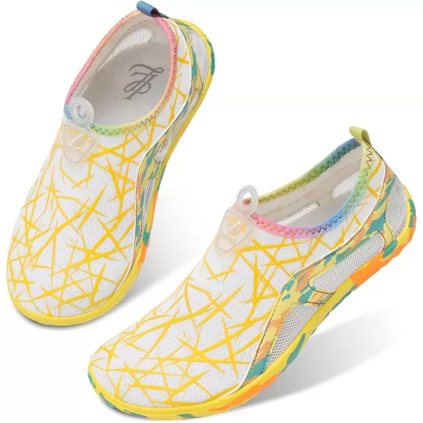 LeIsfIt Womens Mens Water Shoes Barefoot Quick-Dry Aqua Socks Slip-on Swim Beach Shoes for Surf Pool River Yoga
