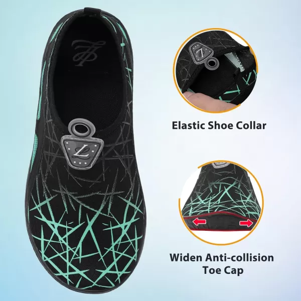 LeIsfIt Womens Mens Water Shoes Barefoot Quick-Dry Aqua Socks Slip-on Swim Beach Shoes for Surf Pool River Yoga
