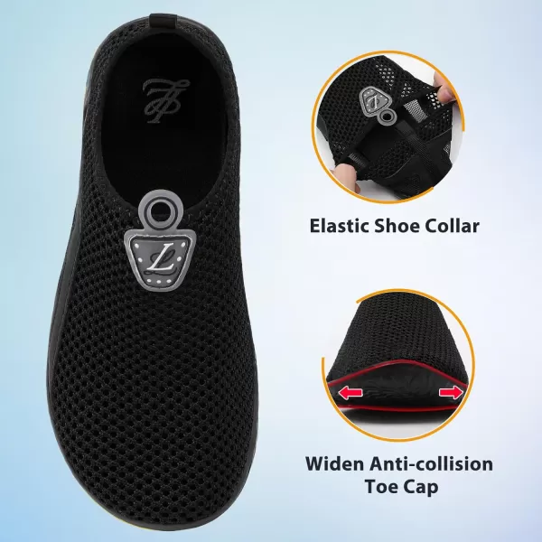 LeIsfIt Womens Mens Water Shoes Barefoot Quick-Dry Aqua Socks Slip-on Swim Beach Shoes for Surf Pool River Yoga