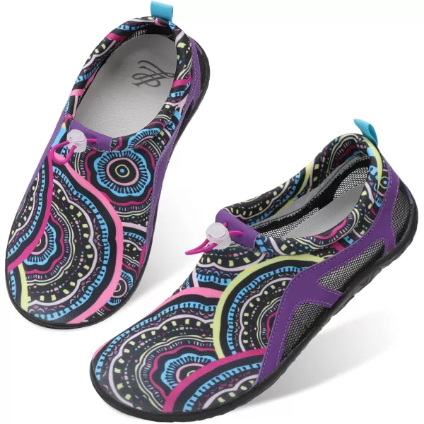 LeIsfIt Womens Mens Water Shoes Barefoot Quick-Dry Aqua Socks Slip-on Swim Beach Shoes for Surf Pool River Yoga