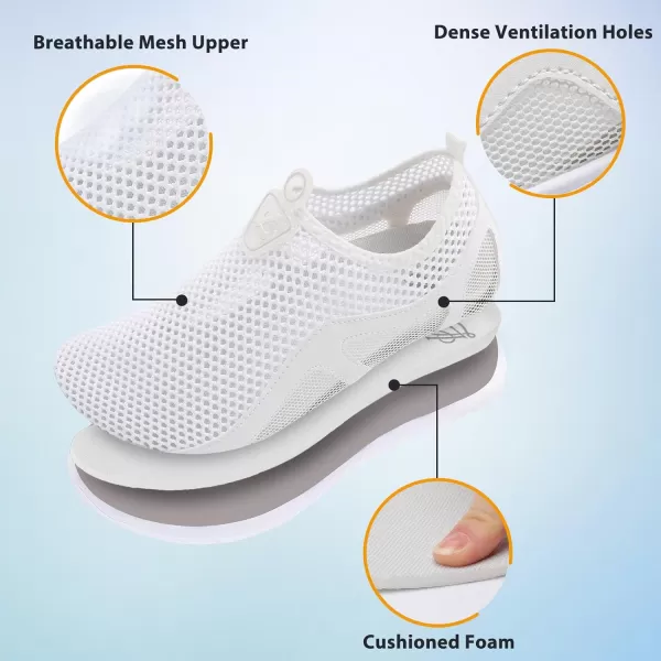 LeIsfIt Womens Mens Water Shoes Barefoot Quick-Dry Aqua Socks Slip-on Swim Beach Shoes for Surf Pool River Yoga