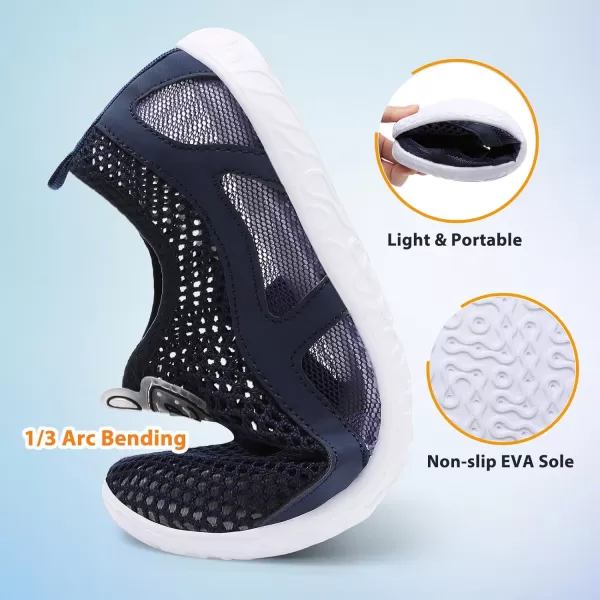 LeIsfIt Womens Mens Water Shoes Barefoot Quick-Dry Aqua Socks Slip-on Swim Beach Shoes for Surf Pool River Yoga