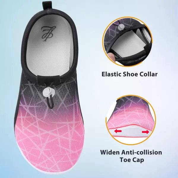 LeIsfIt Womens Mens Water Shoes Barefoot Quick-Dry Aqua Socks Slip-on Swim Beach Shoes for Surf Pool River Yoga