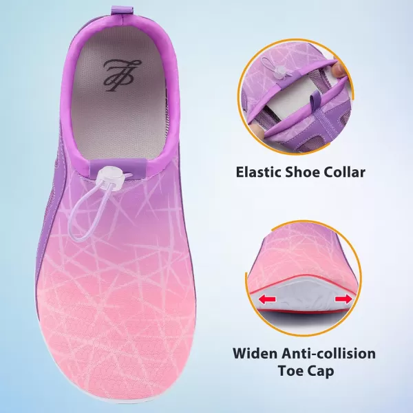 LeIsfIt Womens Mens Water Shoes Barefoot Quick-Dry Aqua Socks Slip-on Swim Beach Shoes for Surf Pool River Yoga