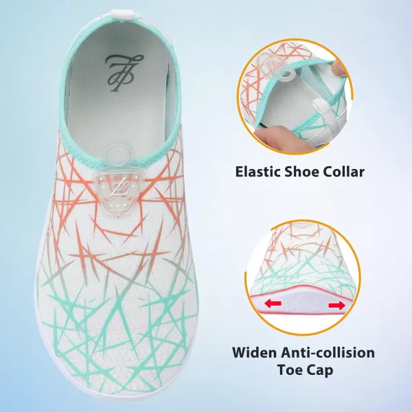 LeIsfIt Womens Mens Water Shoes Barefoot Quick-Dry Aqua Socks Slip-on Swim Beach Shoes for Surf Pool River Yoga