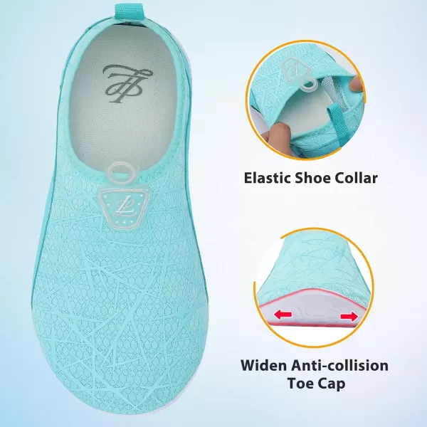 LeIsfIt Womens Mens Water Shoes Barefoot Quick-Dry Aqua Socks Slip-on Swim Beach Shoes for Surf Pool River Yoga