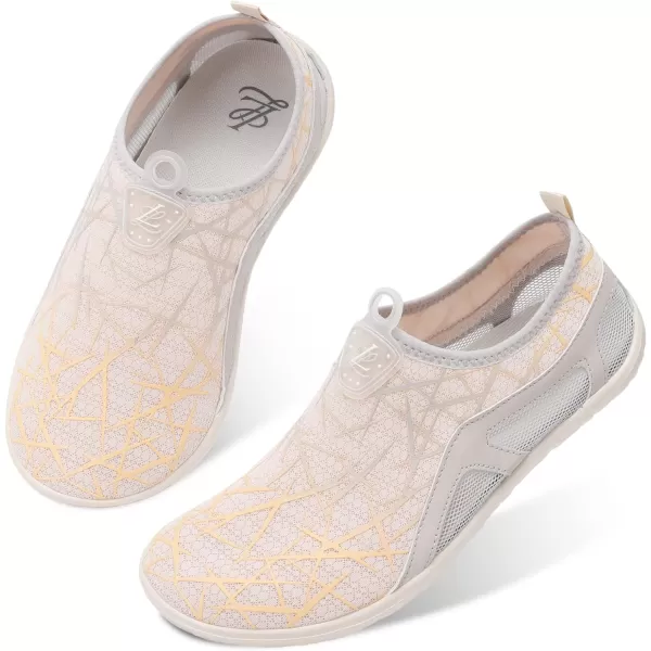 LeIsfIt Womens Mens Water Shoes Barefoot Quick-Dry Aqua Socks Slip-on Swim Beach Shoes for Surf Pool River Yoga