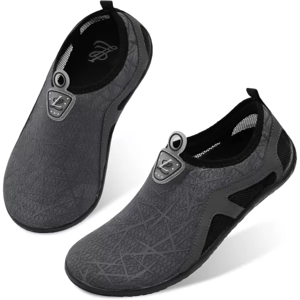 LeIsfIt Womens Mens Water Shoes Barefoot Quick-Dry Aqua Socks Slip-on Swim Beach Shoes for Surf Pool River Yoga