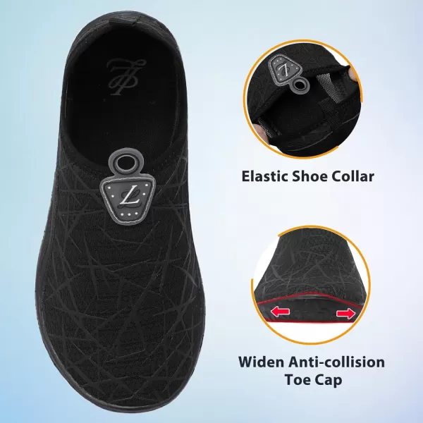 LeIsfIt Womens Mens Water Shoes Barefoot Quick-Dry Aqua Socks Slip-on Swim Beach Shoes for Surf Pool River Yoga