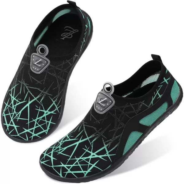 LeIsfIt Womens Mens Water Shoes Barefoot Quick-Dry Aqua Socks Slip-on Swim Beach Shoes for Surf Pool River Yoga